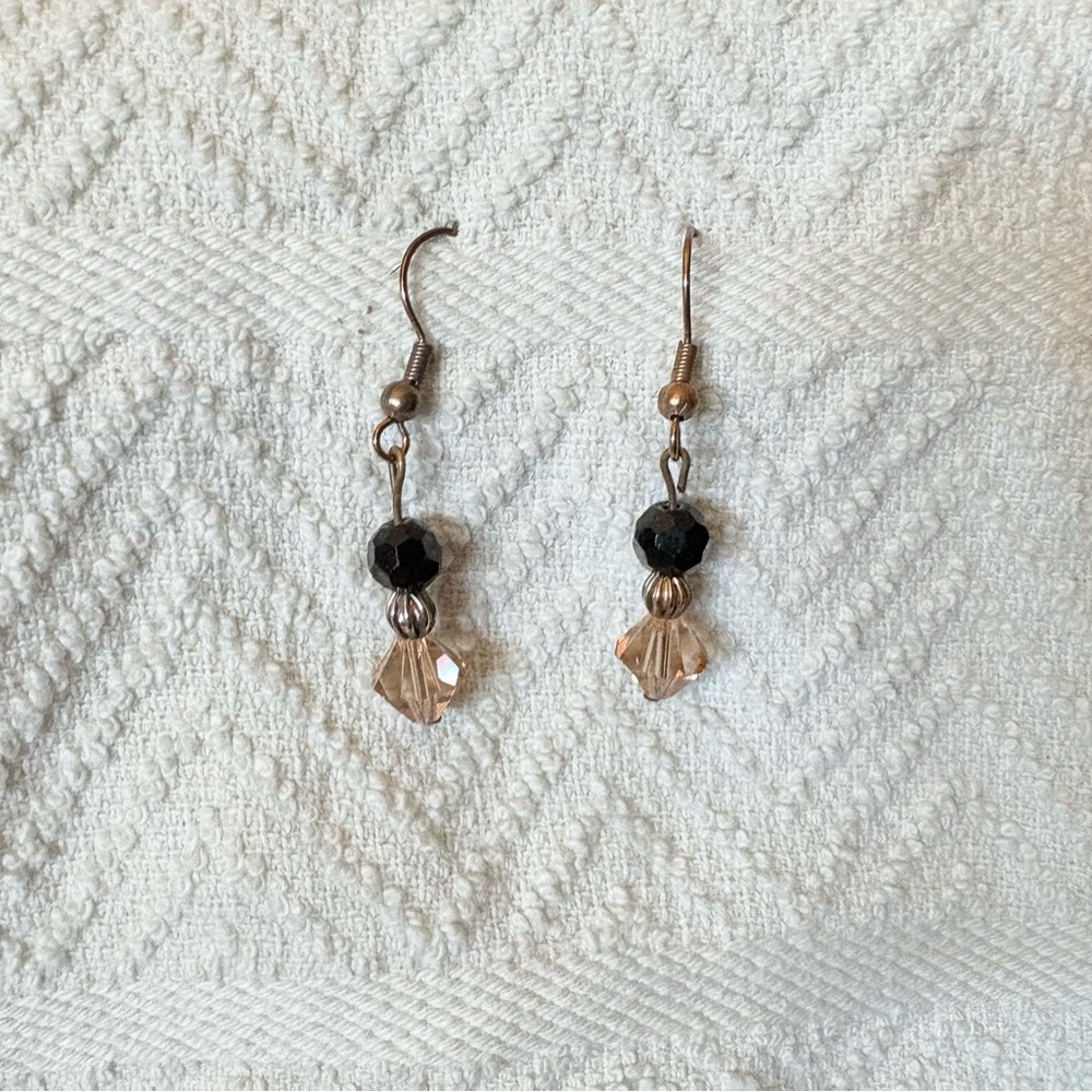 Beaded dangle earrings
